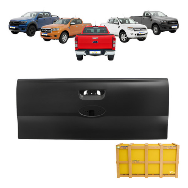 Tampa Traseira Ford Ranger 2013 2014 2015 2016 2017 A 2023 Cinza