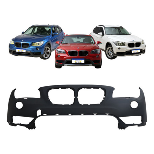 Parachoque Dianteiro Bmw X1 2013 2014 2015 Preto Liso Novo Preto