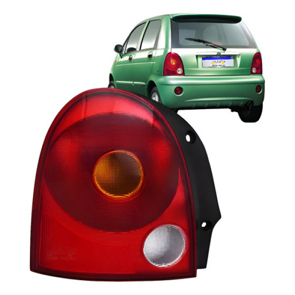 Lanterna Chery Qq 2011 2012 2013 2014 2015 Le - Esquerdo/motorista - Vermelho