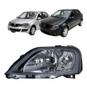 Farol Esquerdo Renault Logan 2007 2008 A 2013 Macara Cinza Esquerdo/motorista