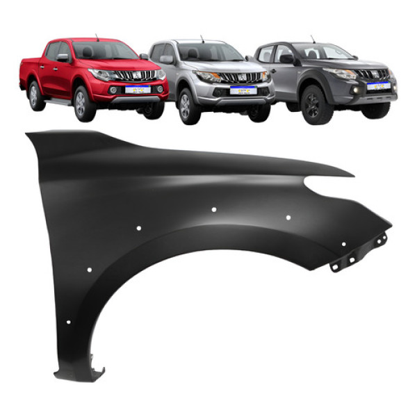 Paralama Mitsubishi L200 Triton 2018 2019 2020 2021 2022 23 Cor Direito Passageiro
