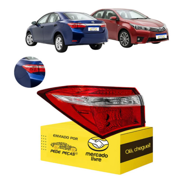 Lanterna Sinaleira Canto Toyota Corolla 2015 A 2017 S/led Le Esquerdo/motorista