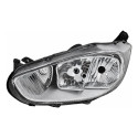 Farol Ford New Fiesta 2014 15 16 A 2019 Cromado C/avaria Le Esquerdo/motorista