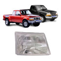 Farol Ford Ranger 1998 1999 2000 2001 2002 03 04 Cristal Ld - Direito/passageiro