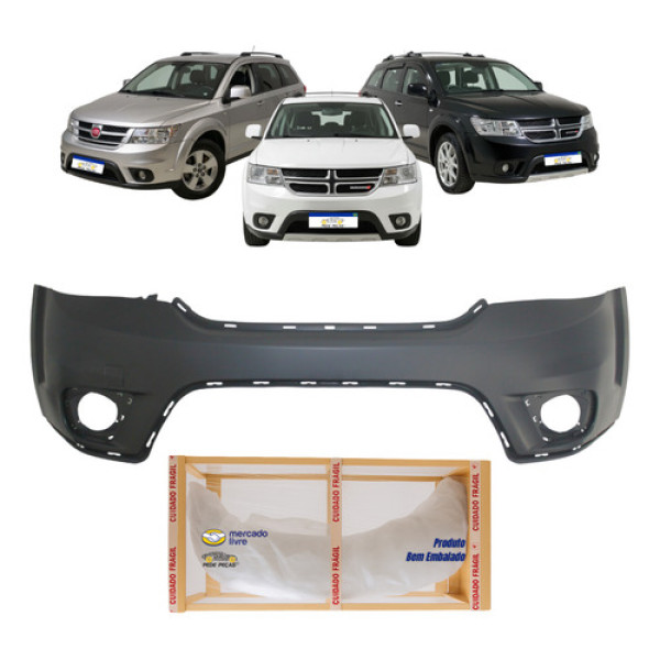 Parachoque Freemont Journey 2012 13 2014 2015 2016 2017 2018 Preto