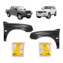 Par Paralama Pajero Sport 2004 A 2011 Mitsubishi Novo