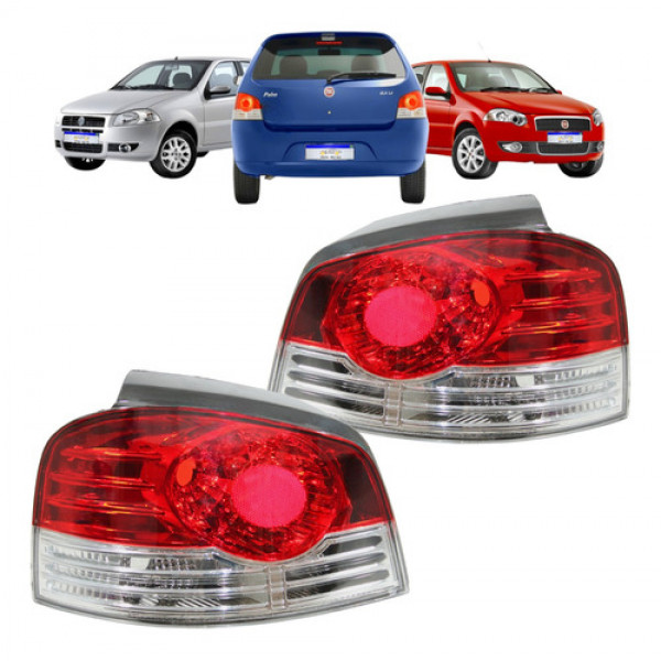 Lanterna Fiat Palio 2007 2008 2009 2010 2011 Novo Par
