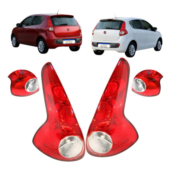 Par Lanterna Palio 2013 2014 2015 2016 2014 2018 2019 Novo Ambos Lados Vermelho