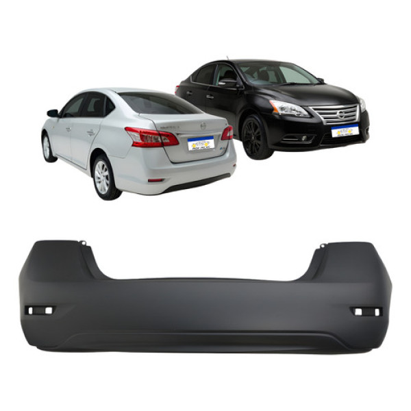 Parachoque Traseiro Nissan Sentra 2014 A 2016 S/furo Sensor