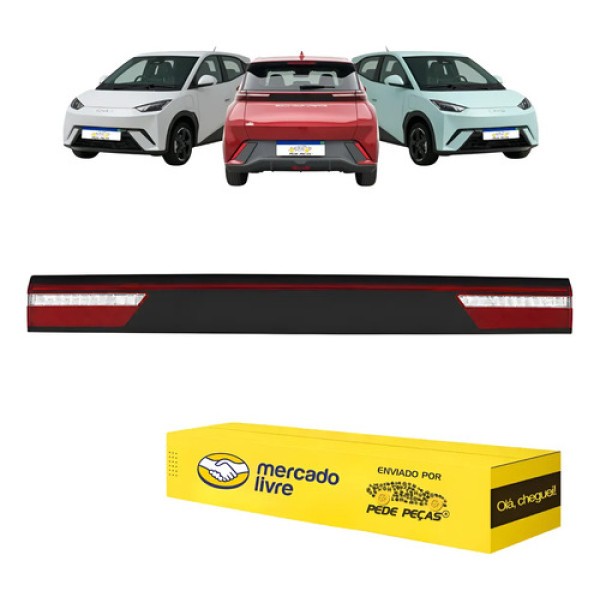 Lanterna Central Byd Dolphin Mini 2024 25 2026 Nova Ambos Lados Cristal