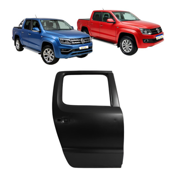 Porta Traseira Volkswagen Amarok 2010 A 2024 Direita Novo Preto Porta Traseira Volkswagen Amarok 2010 A 2024 Direita Novo Preto