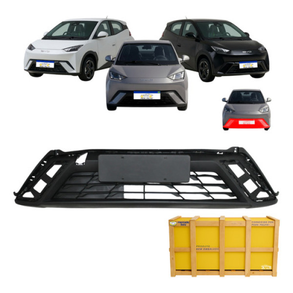 Spoiler Inferior Byd Dolphin Mini 2024 2025 2026 Novo Preto