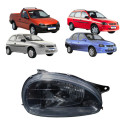 Par Farol Gm Corsa 1994 1995 1996 A 2010 Mascara Negra Novo