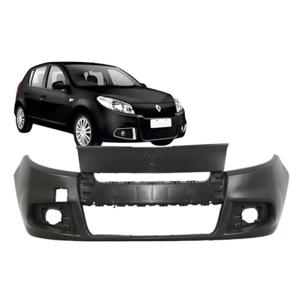 Parachoque Sandero Authentique Expression Privilege 2011/14 Preto