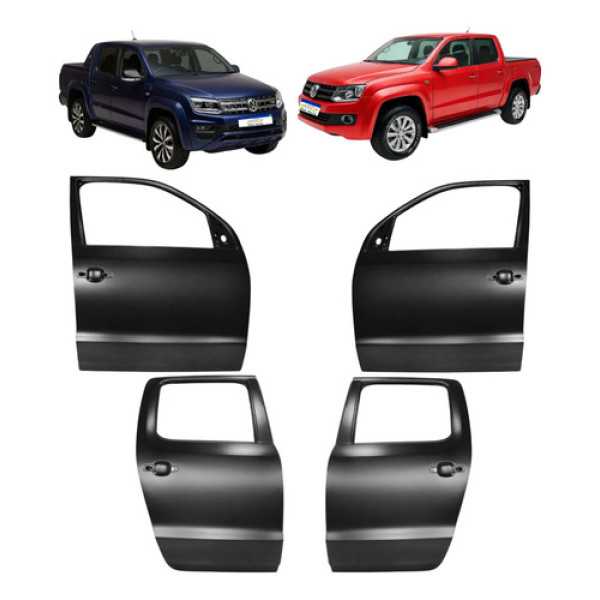 Kit Portas Dianteiras Traseiras Vw Amarok 2010 A 2025 Novo