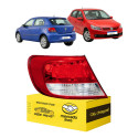 Lanterna Esquerda Vw Gol G5 2009 2010 2011 2012 Cristal Esquerdo/motorista Vermelho