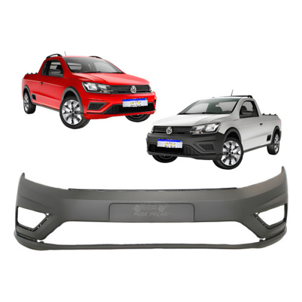 Parachoque Saveiro G7 Robust G8 2017 2018 2019 A 2023 Novo Preto