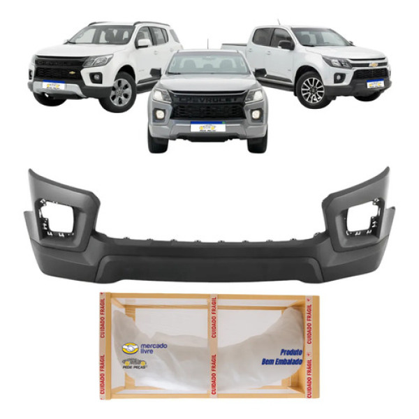 Parachoque Dianteiro S10 Trailblazer 2021 2022 2023 24 Novo Preto
