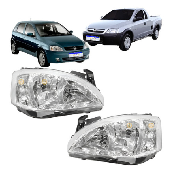 Par Farol Chevrolet Corsa Montana 2008 2009 2010 2011 2012 Direito