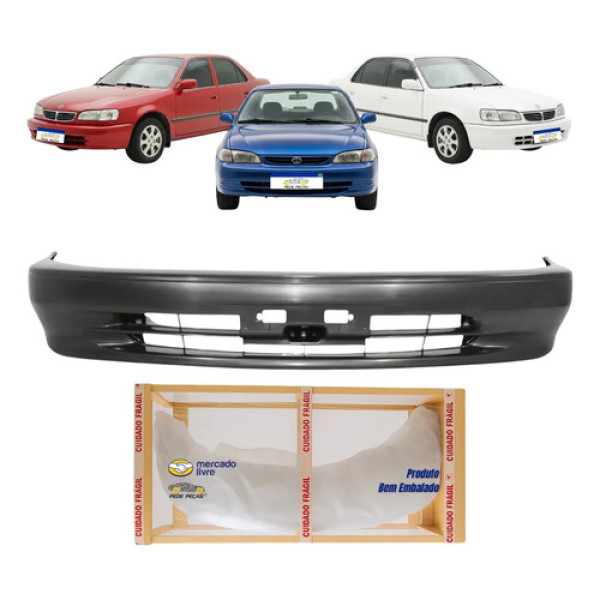 Parachoque Dianteiro Corolla 1997 1998 1999 2000 2001 2002 Preto