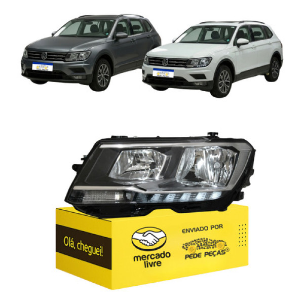 Farol Sinaleira Vw Tiguan 250 Tsi 2018 2019 2020 2021 L.e Esquerdo/motorista