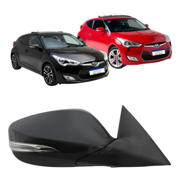 Retrovisor Veloster 2012 2013 Elétrico C/pisca Novo