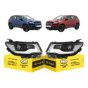 Par Farol Jeep Compass 2017 2018 2019 2020 2021 Com Led Novo Ambos Lados
