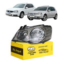 Farol Vw Golf 2008 2009 2010 2011 2012 2013 L.e Cromomix Esquerdo/motorista