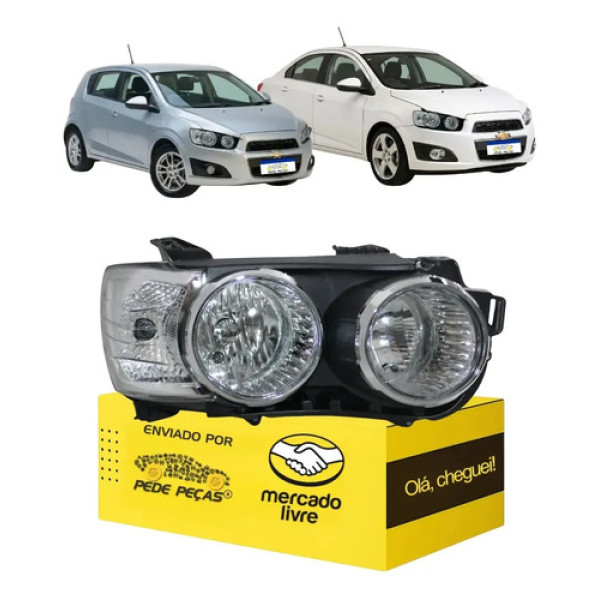 Farol Sinaleira Gm Sonic 2012 2013 2014 Lt Ltz Effect Ld Direito/passageiro