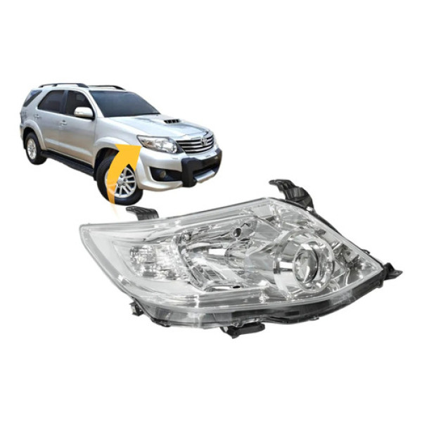 Farol Toyota Hilux Sw4 2012 2013 A 2015 Sem Xenon Direito