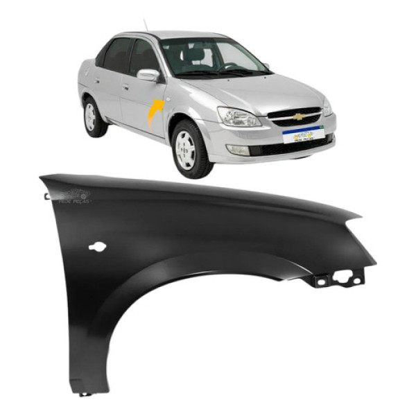 Paralama Chevrolet Classic 2011 2012 2013 A 2016 Direito