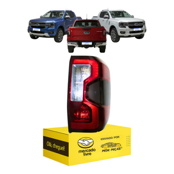 Lanterna Traseira Ford Ranger 2024 2025 2026 Full Led 8p
