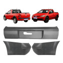Kit Parachoque Traseiro Saveiro G5 G6 2009 2010 2011 A 2016