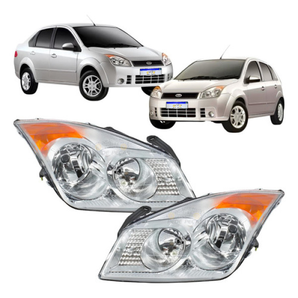 Farol Ford Fiesta 2008 2009 2010 Novo