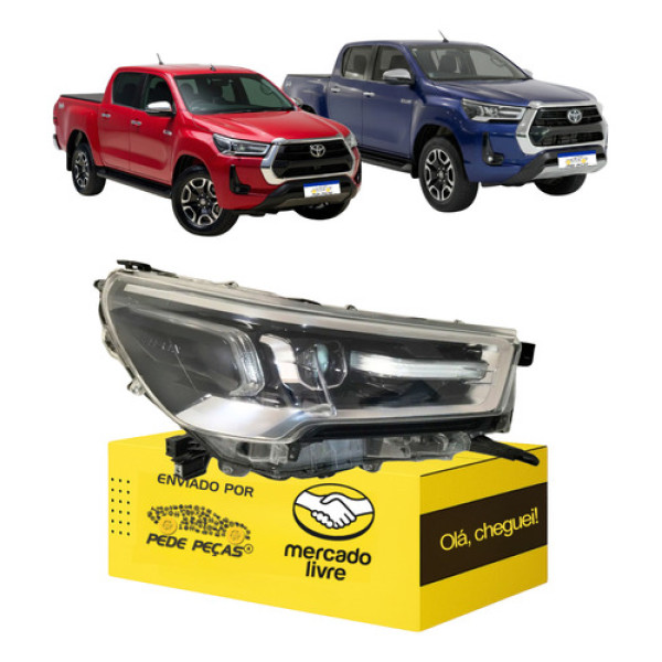 Sinaleira Farol Hilux Full Led 2021 2022 2023 24 25 2026 Direito/passageiro