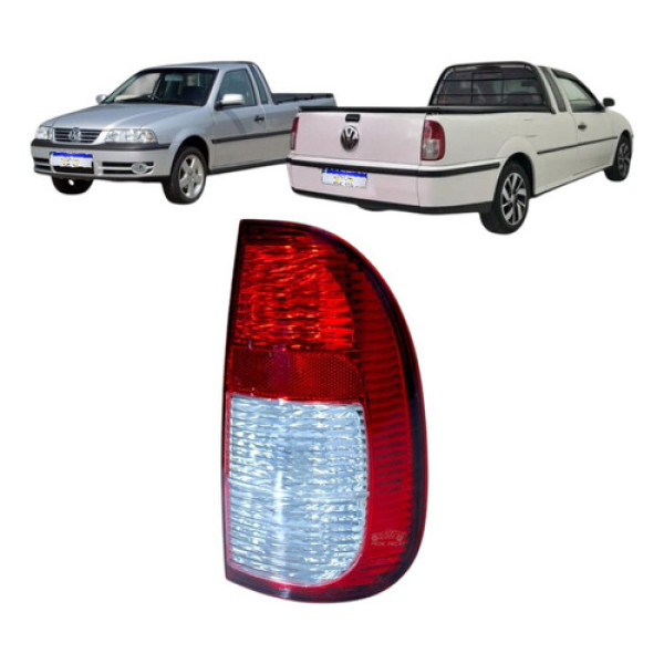 Lanterna Vw Saveiro Surf Plus G2 G3 1998 99 00 01 A 2005 Ld - Direito/passageiro - Vermelho/bicolor
