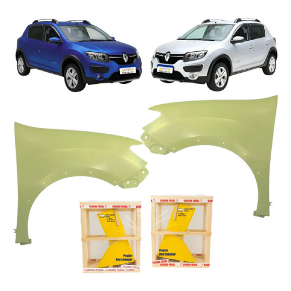 Paralama Renault Sandero Stepway 2015 16 17 18 A 2025 Par