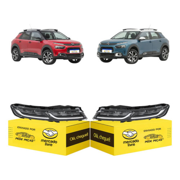 Par Farol C4 Cactus 2019 20 21 22 23 2024 Superior Drl Novo Ambos Lados
