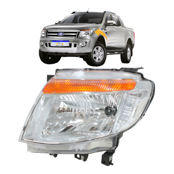 Farol Ford Ranger 2013 2014 2015 2016 Dianteiro Novo L.e Esquerdo Farol Ford Ranger 2013 2014 2015 2016 Dianteiro Novo L.e Esquerdo