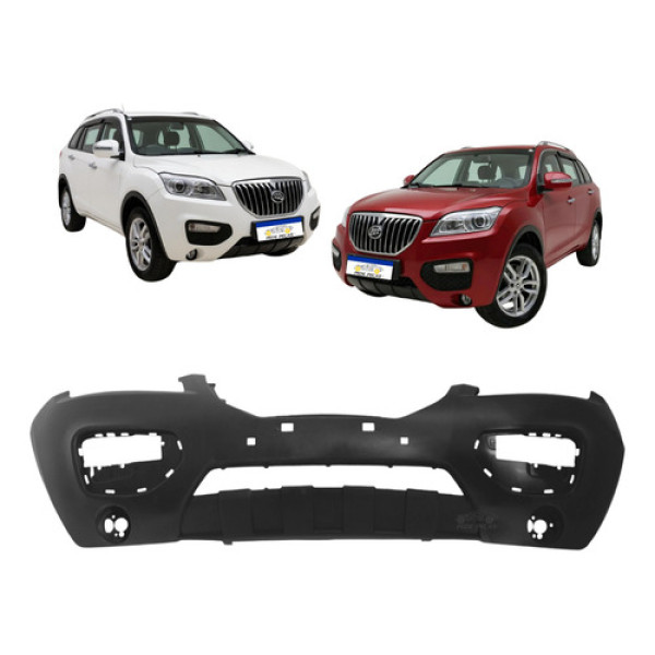Parachoque Dianteiro Lifan X60 2013 A 2016 Preto Texturizado