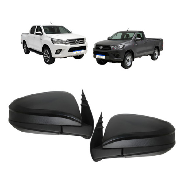 Par Retrovisor Manul Toyota Hilux Sw4 2016 A 2025 Sem Pisca 