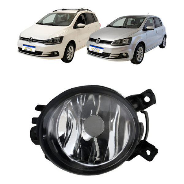 Farol Milha Gol Voyage 2017 2018 Fox 2015 A 2020 Esquerdo  Cristal Esquerdo