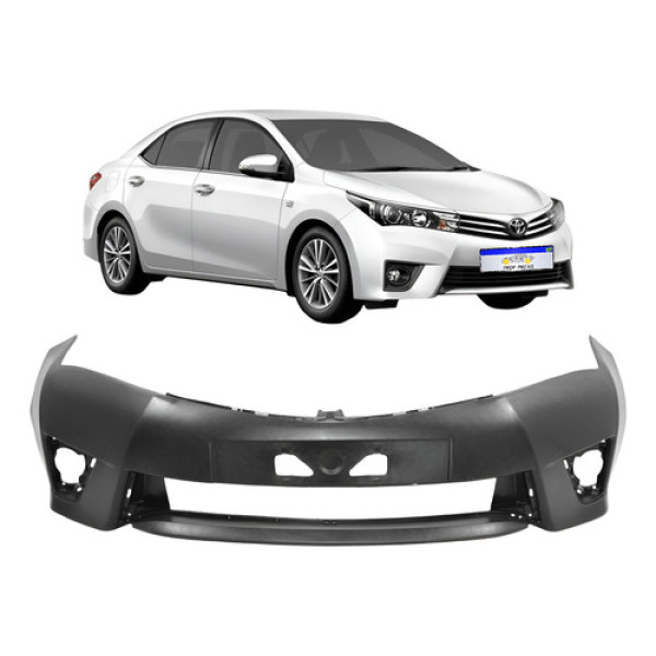 Parachoque Dianteiro Toyota Corolla 2015 2016 2017 Novo  Preto