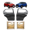 Par Porta Traseira Kicks 2016 2019 2020 A 2024 Novo Traseira Ambos Os Lados Preto