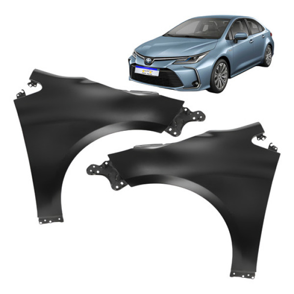 Paralama Toyota Corolla 2020 2021 2022 2023 Dianteiro Cor Direito Passageiro