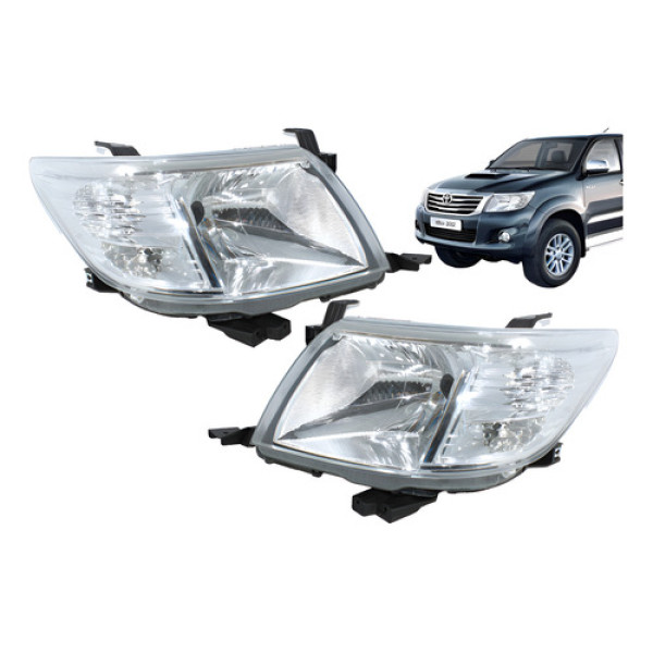Par Farol Lanterna Sinaleira Hilux 2012 2013 2014 2015 Novo Esquerdo