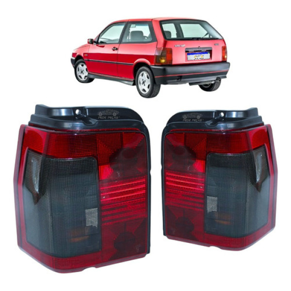 Par Lanterna Fiat Tipo 1993 1994 1995 1996 1997 Fumê Novo