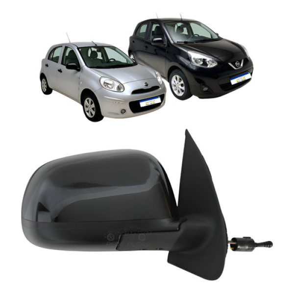 Retrovisor Direito Manual Nissan March 2012 2013 A 2020  Direito