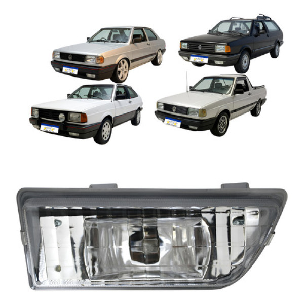 Farol Milha Gol Parati Voyage Saveiro 1987 A 1998 Esquerdo Cristal
