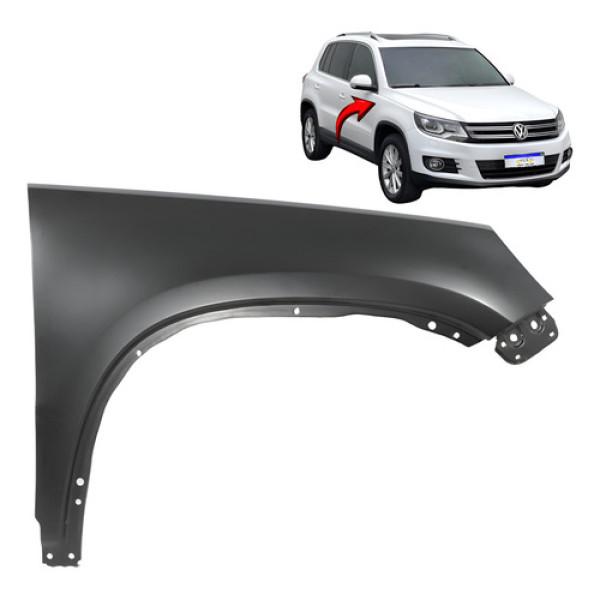 Paralama Tiguan 2009 2010 2011 2012 2013 2014 A 2017 L.d Preto Direito